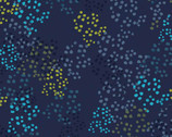 Spring Robins - Dots Navy Blue by Teresa Magnuson from Clothworks Fabrics