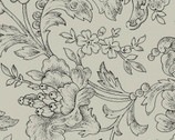 French Connections - Floral Natural from Clothworks Fabrics