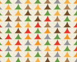 Nature Friends - Colorful Triangle Trees from Clothworks Fabrics