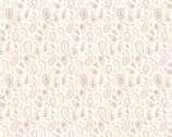 Olivia - Paisley Floral Sprig Pink from Camelot Fabrics