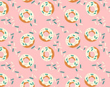 Food Trucks - Doughnuts Pink by Jeanie Phan from Paintbrush Studio Fabrics