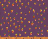 Trixie - Field Strawberries Purple by Heather Ross from Windham Fabrics