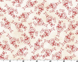 The Little Things - Bird Brain Natural Red from Maywood Studio Fabric