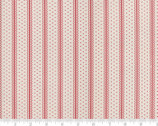 Portsmouth - Decorative Stripe Stone Red by Minick and Simpson from Moda Fabrics