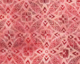 Tonga Batik Posey - Geometric Ruby Red from Timeless Treasures Fabrics