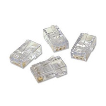 RJ45 connector suitable for solid and stranded UTP CAT5 cable