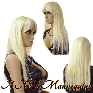 Wig JL-Blond: Yellow Blond - mid-back length
