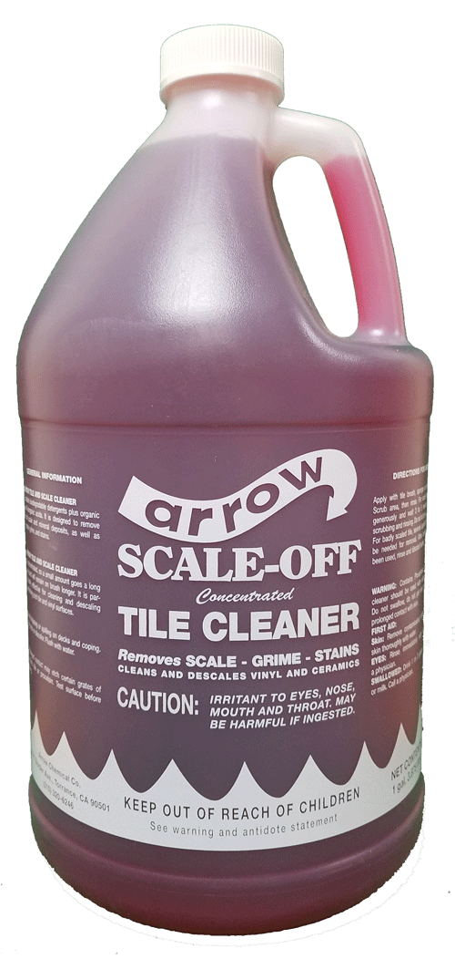 Arrow ScaleOff Red Tile Cleaner Gallon Bottle