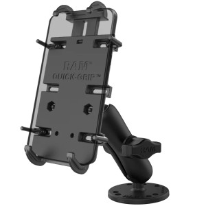 RAM Quick-Grip XL Spring-Loaded Phone Mount with Drill-Down Base
