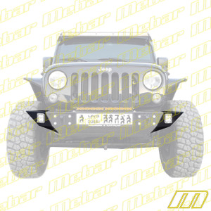 Mebar Jeep JK Ultra-Lite Shorty Bumper Mid Conversion Extensions