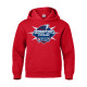 Rossford Dome NFL Flag Hoody (Red) Stay warm while cheering on your favorite player!