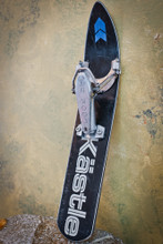 Ski Cabin door knocker. "A man's home is his 'Kastle'",