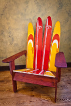 Vintage Waterski Chair: Adirondack style