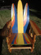 Vintage Waterski Chair:  Mission style