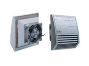 01800.0-06 4 inch Enlcosure Filter Fan 12 CFM 48 VDC