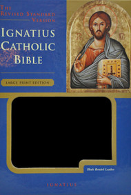Ignatius RSV Bible (Black Leather) - Large Print Edition