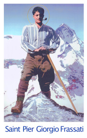 Saint Pier Giorgio Frassati Canonization Card 3.5" x 5.5"