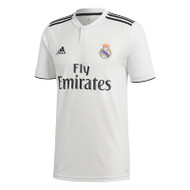 adidas Real Madrid Home Shirt 18/19 - White/Black - Kids Replica Shirts - CG0552