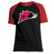 Murrayfield Racers Baseball T-Shirt - Black/Red - Men's Leisurewear