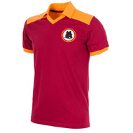 Retro Football Shirts - A.S Roma Home 1980 - Crimson/Gold - COPA 707