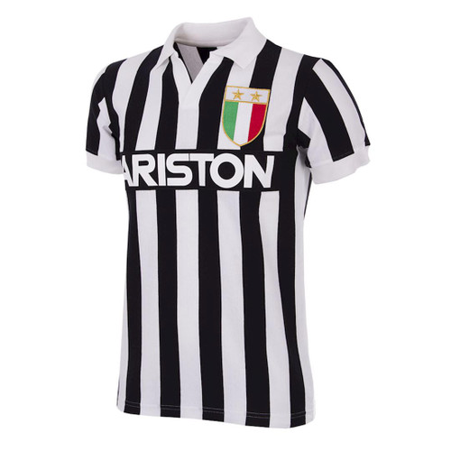 Retro Football Shirts - Juventus Home 1984/85 - White/Black - COPA 147