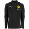 Puma Leisurewear - Borussia Dortmund 1/4-Zip Sweatshirt - Black/Silver 