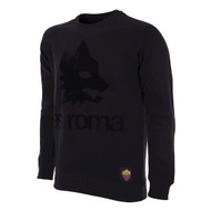 A.S Roma Blackout Retro Logo Sweater