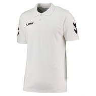 Football Polo Shirts - Hummel Core Poly - White