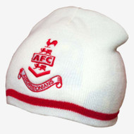Airdrieonians Stripe Beanie Hat (White)