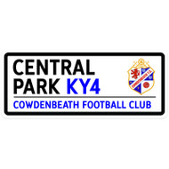 Cowdenbeath FC Street Sign