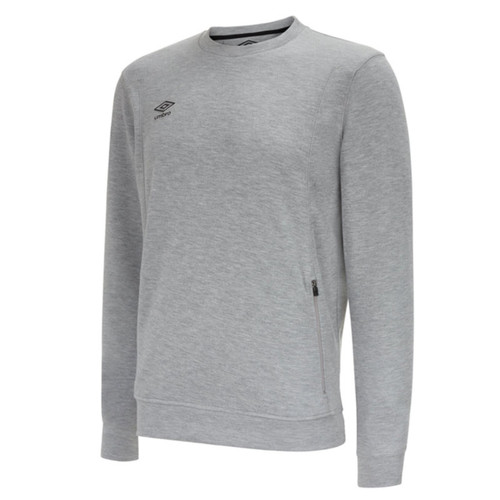 Umbro Teamwear - Kids Pro Fleece Sweatshirt - Grey Marl - UMPFJ01