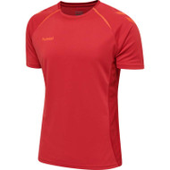 Hummel Authentic Pro Football Shirt - Chili Pepper - Teamwear