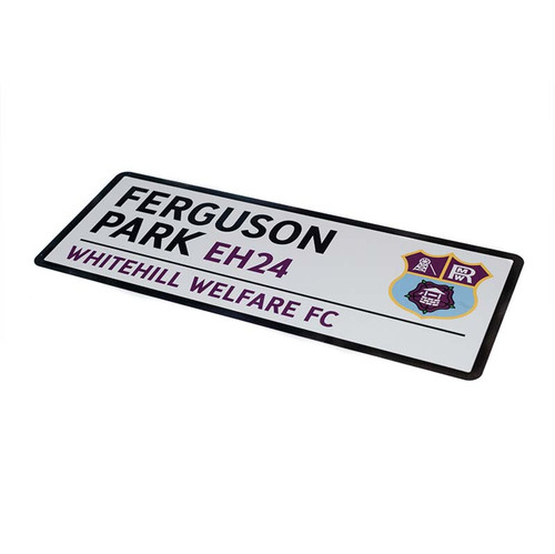 Whitehill Welfare Ferguson Park Street Sign