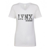 Aberdeen Lynx Women's Animal Print T-Shirt (White)