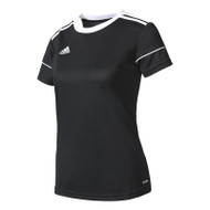 adidas Squadra 17 Women's Black Short Sleeve Football Shirt (Clearance)