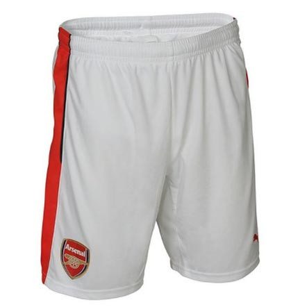 arsenal junior home shorts