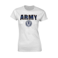 Official Scotland Ladies Army T-Shirt (White)