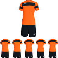 Joma Academy II Shirt/Shorts Set - Set of 15 (Orange/Black)