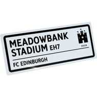 FC Edinburgh Street Sign 