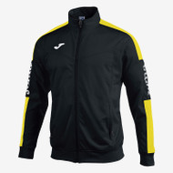 Joma Championship IV Track Jacket - Black/Yellow (Clearance)