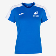 Scottish Squash Female Academy III T-Shirt (Royal/White) 