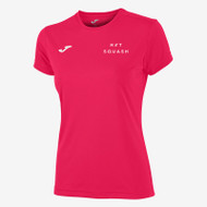 Scottish Squash H//T Female Combi T-Shirt (Fushia)