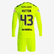 Airdrieonians Goalkeeper Set - Fluo Yellow (with SPFL Patch, Hutton & #43)