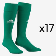 adidas Santos 18 Socks - Green (Bundle of 17) (Clearance)