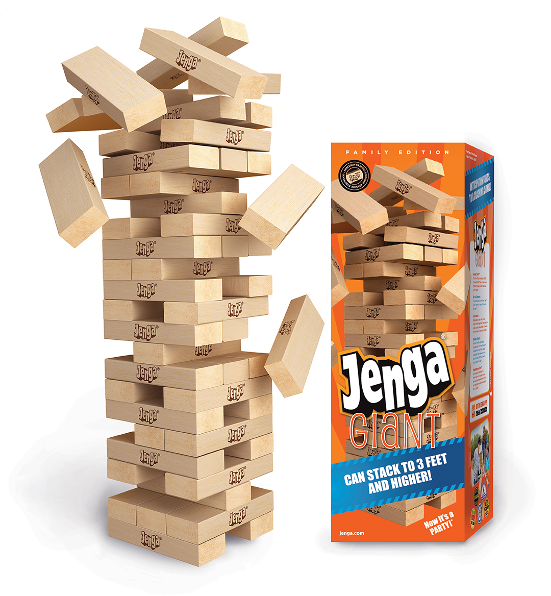 Jenga® Giant Family Hardwood Game
