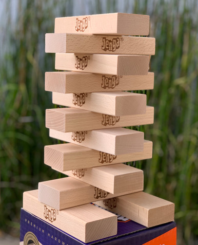 12 Blocks for Jenga® GIANT™ Premium Hardwood Game