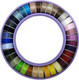Frosted Donut II (new 36 colors in a lavender BobbinSaver). Masterpiece Prewound Bobbins
