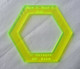 1" Hexagon Template