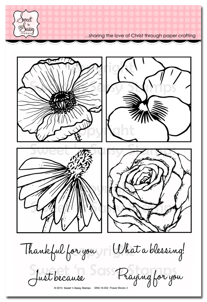 Sweet 'n Sassy Stamps: Flower Blocks III