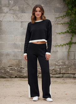 Contrast Knitted Suit (Pack of 6)